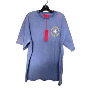 WRATHBOY TOO HIGH NWT COBALT BLUE TEE SIZE XL